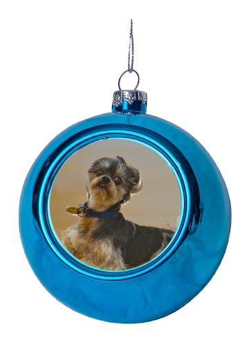 Christmas Baubles Blue